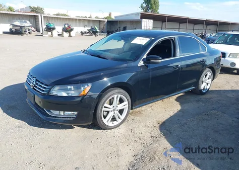 2013 Volkswagen Passat 2.0L Tdi Sel Premium from USA, damaged, VIN 1VWCN7A34DC023668